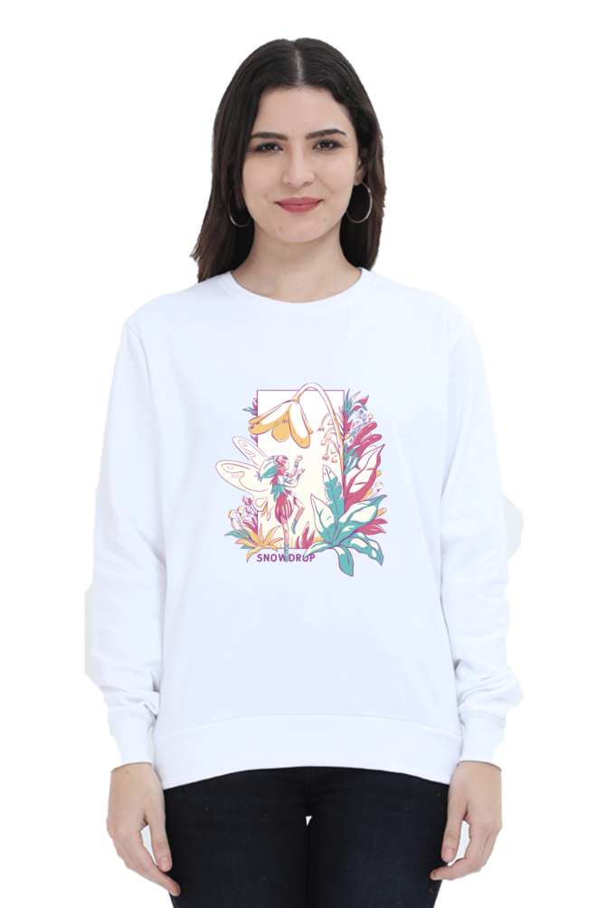 Small Fairy With Flowers Sweatshirt