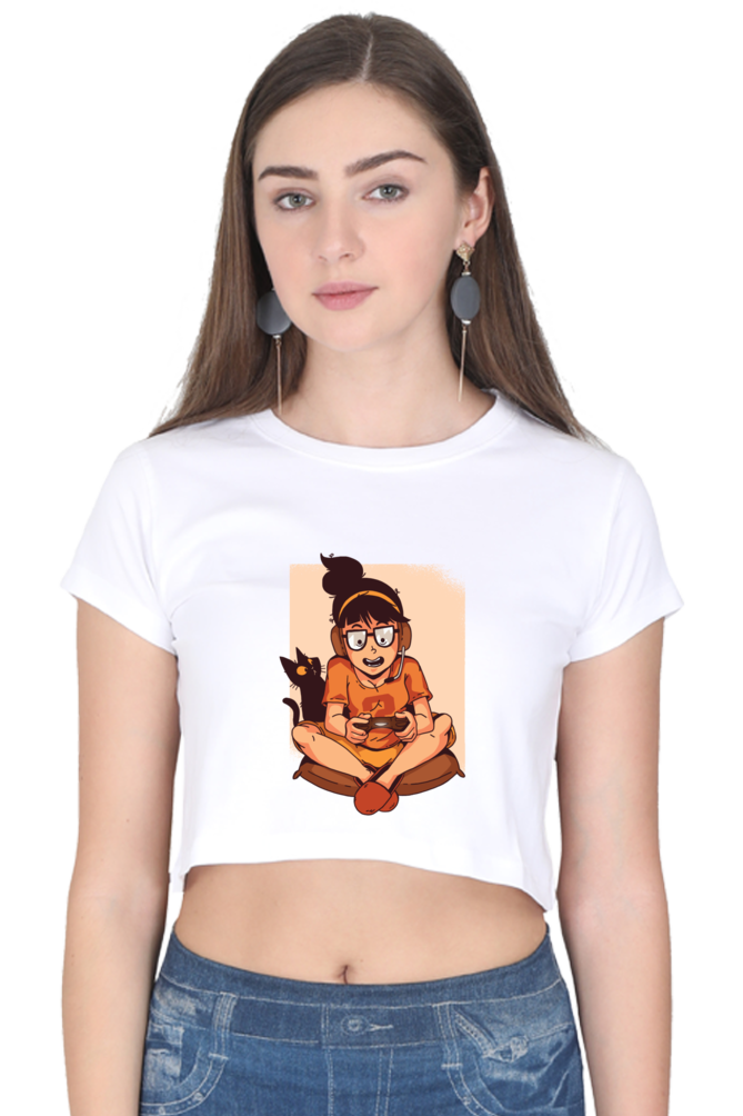 Gamer Girl Crop Top
