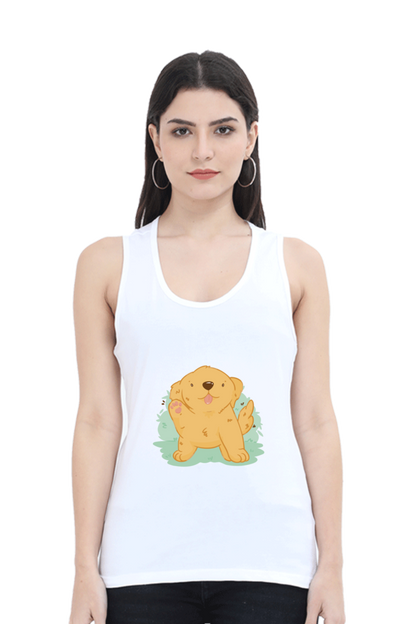 Golden Kawaii Tank Top