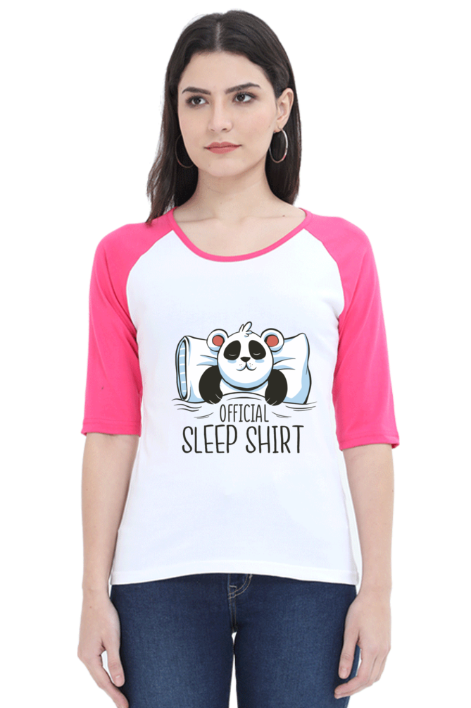 Panda Sleep Raglan Full Sleeve