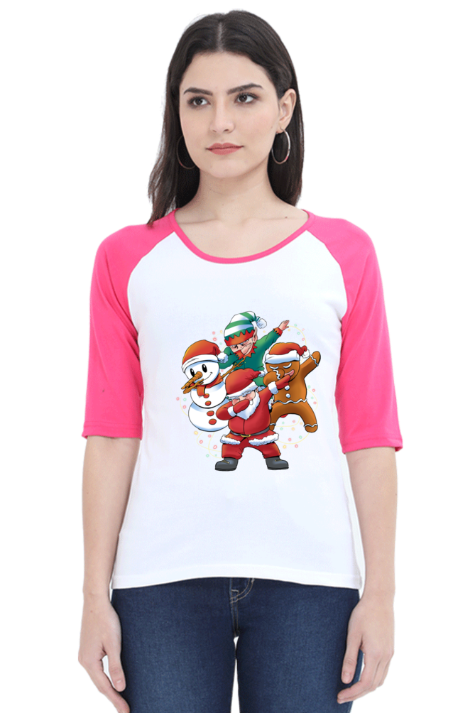Santa Friends Raglan Full Sleeve