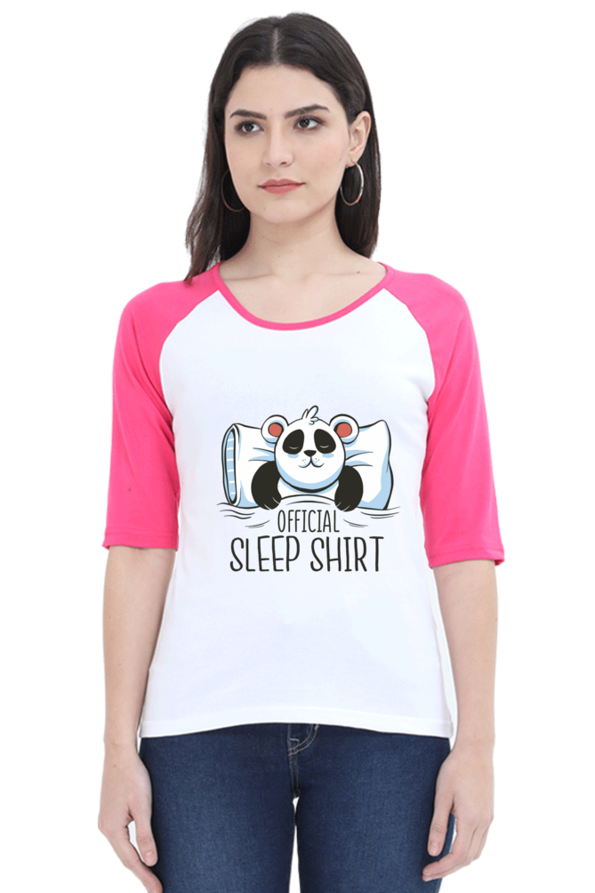 Panda Sleep Raglan Full Sleeve