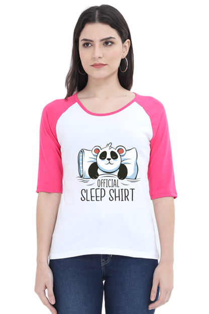 Panda Sleep Raglan Full Sleeve