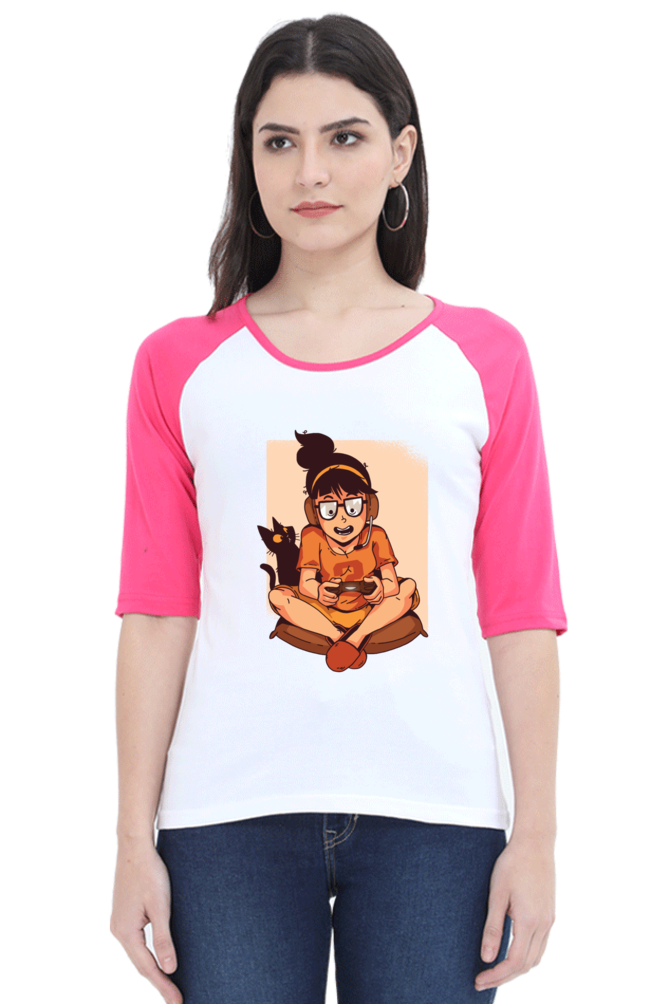 Gamer Girl Raglan Full Sleeve
