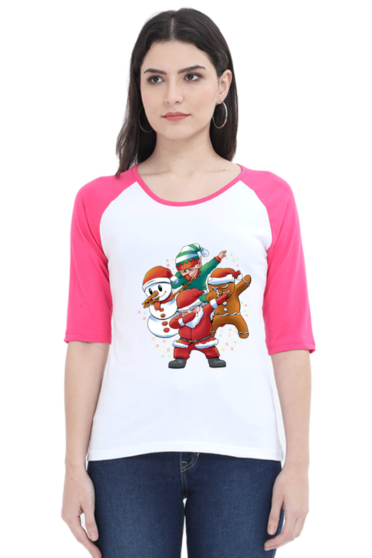 Santa Friends Raglan Full Sleeve