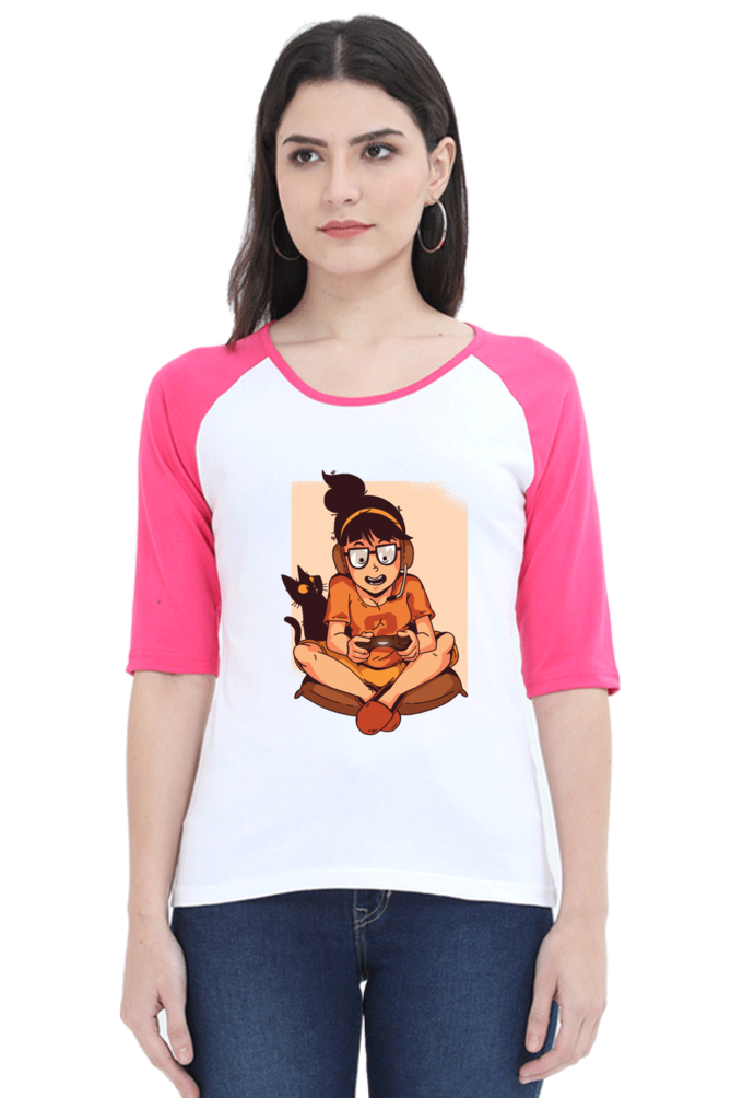 Gamer Girl Raglan Full Sleeve