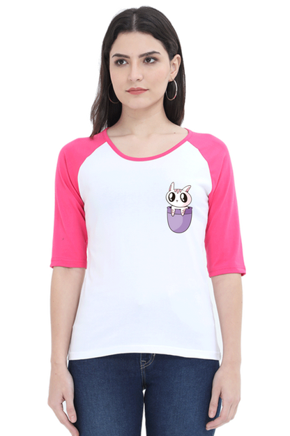 Pocket Cat Raglan Full Sleeve