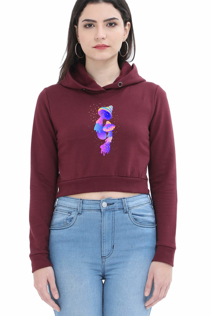 Psychedelics Mushroom Crop Hoodie