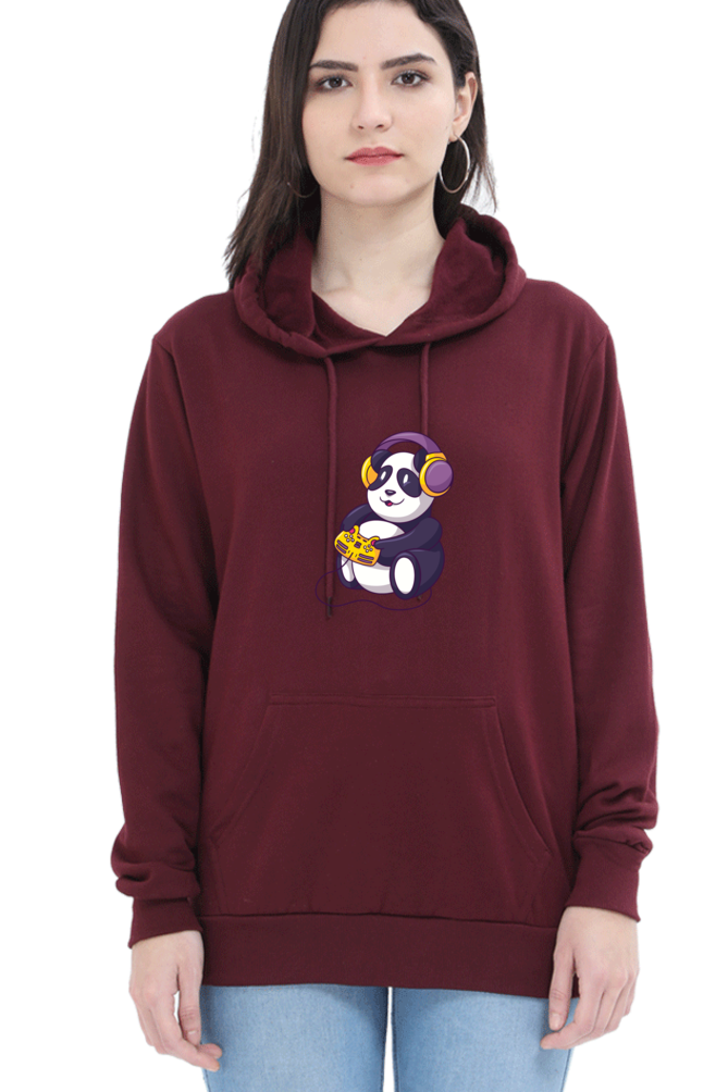Gamer Panda Hooded Sweat Shirt