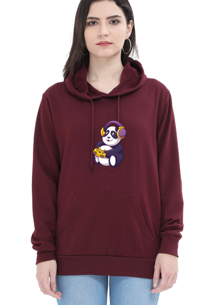 Gamer Panda Hooded Sweat Shirt