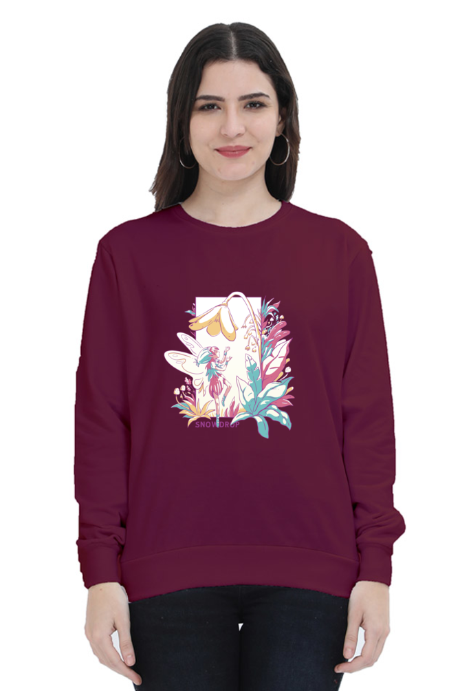 Small Fairy With Flowers Sweatshirt