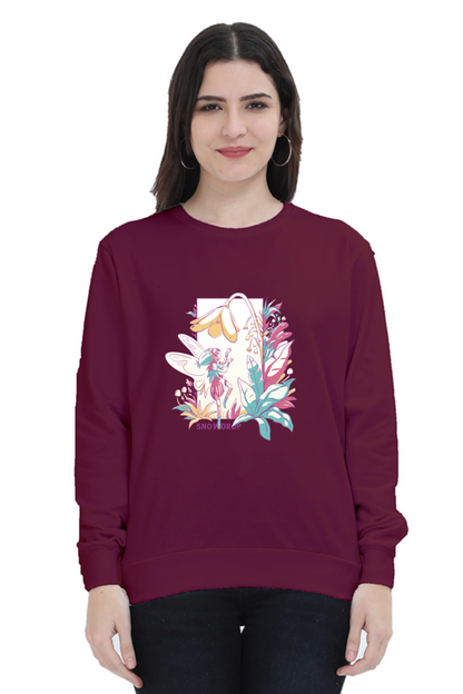 Small Fairy With Flowers Sweatshirt