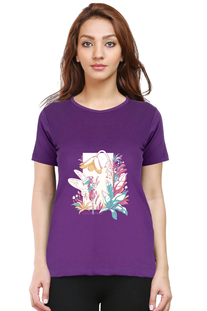Small Fairy With Flowers T-Shirt