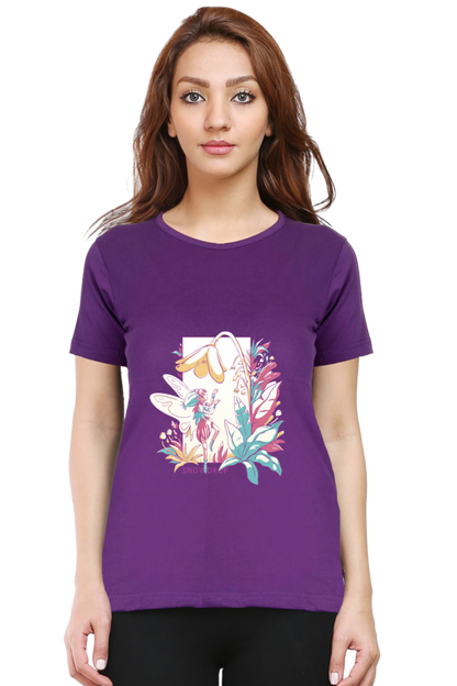 Small Fairy With Flowers T-Shirt