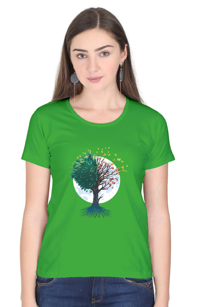Tree Of Butterflies Autumn T-Shirt