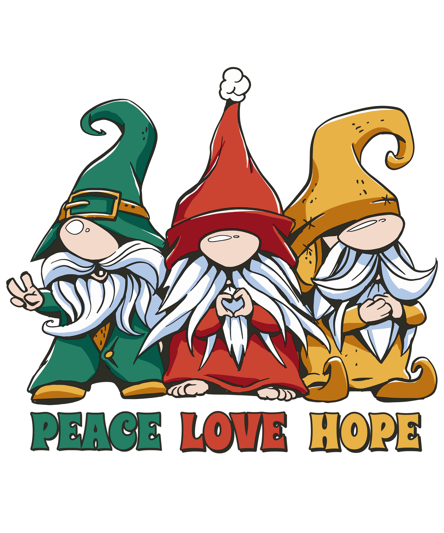 Fun Gnome Fantasy Creatures Hooded Sweat Shirt