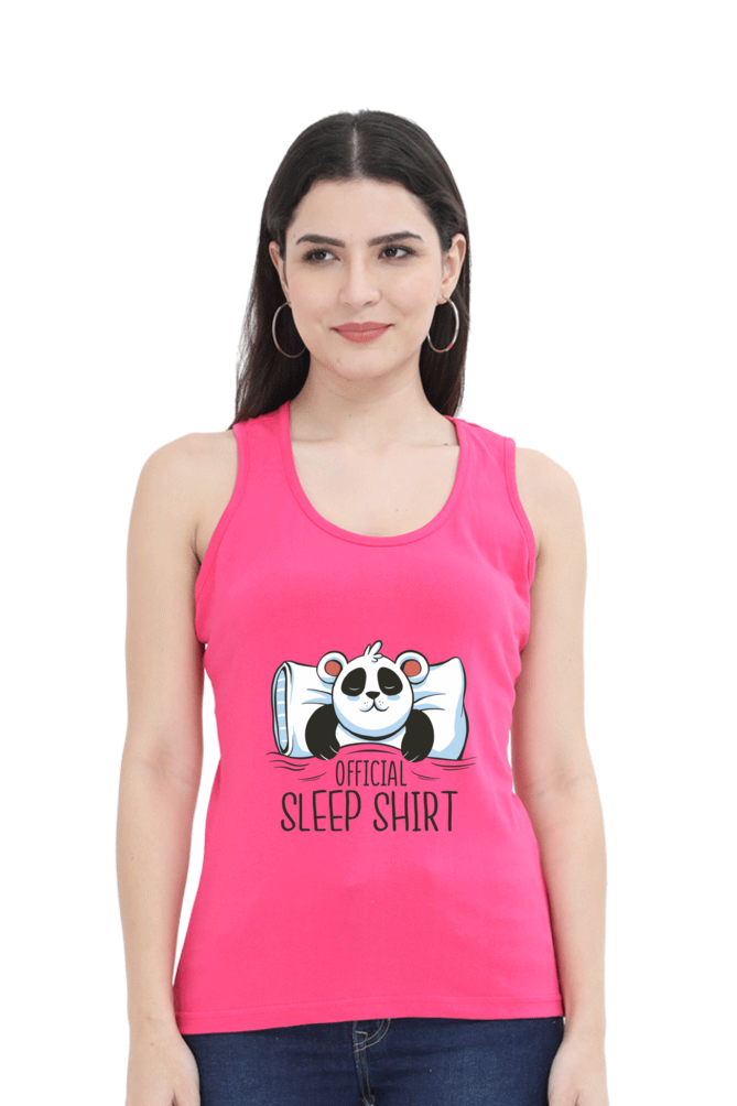 Panda Sleep Tank Top