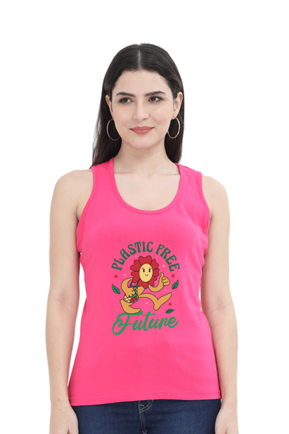 Plastic Free Flower Tank Top