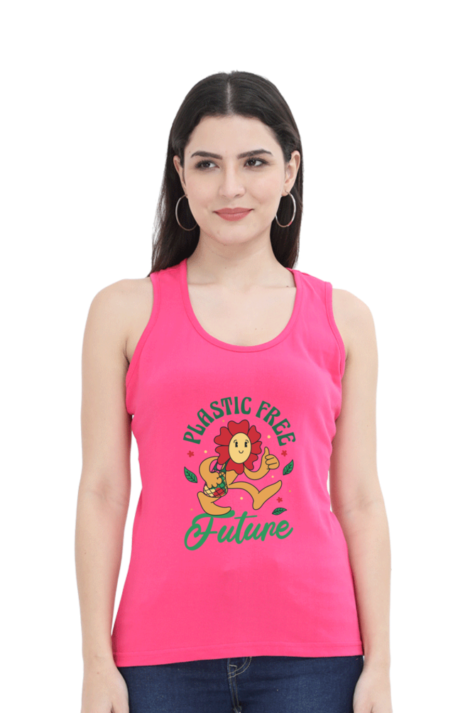 Plastic Free Flower Tank Top