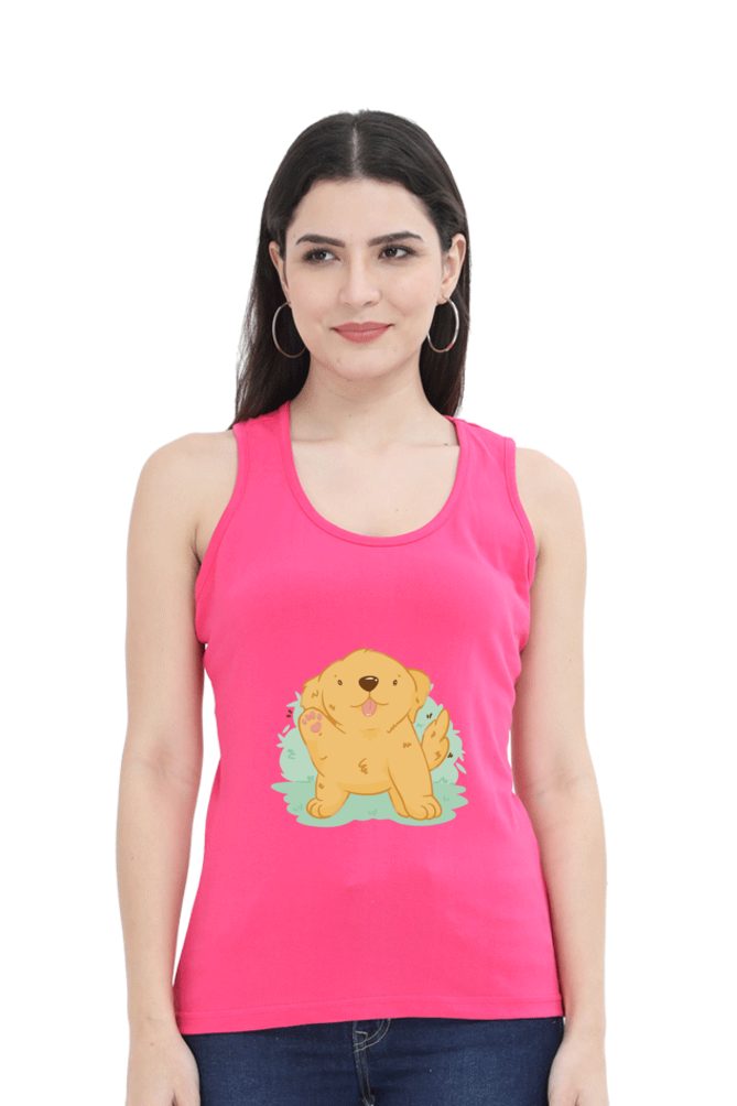 Golden Kawaii Tank Top