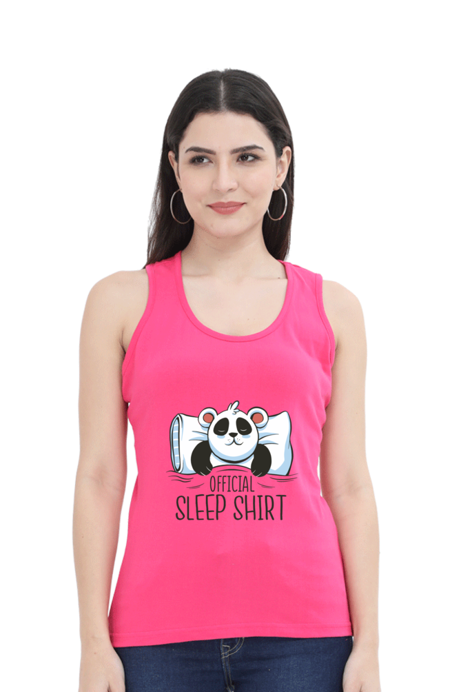 Panda Sleep Tank Top