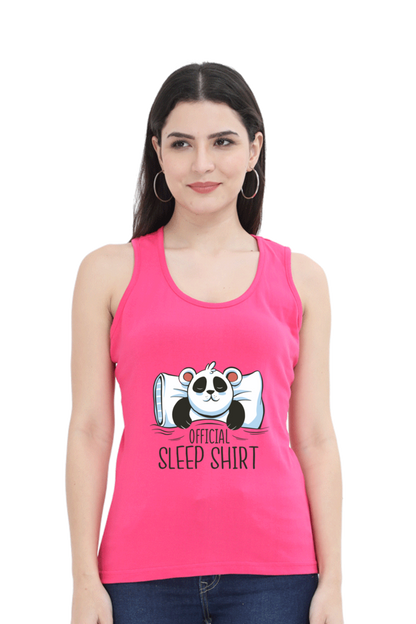 Panda Sleep Tank Top