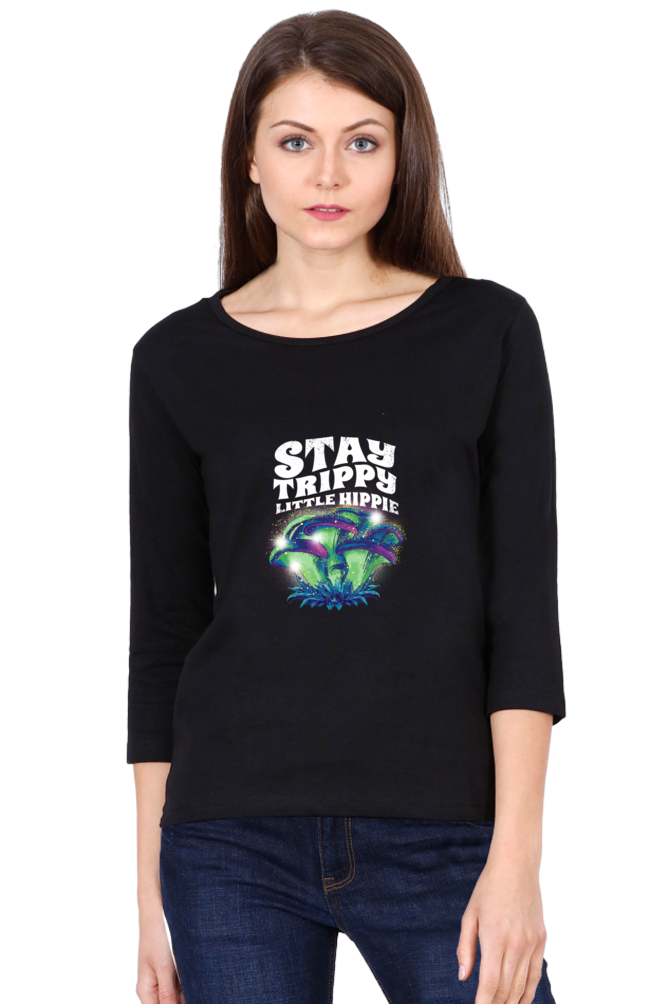 Magic Mushrooms Fantasy Round Neck Full Sleeve