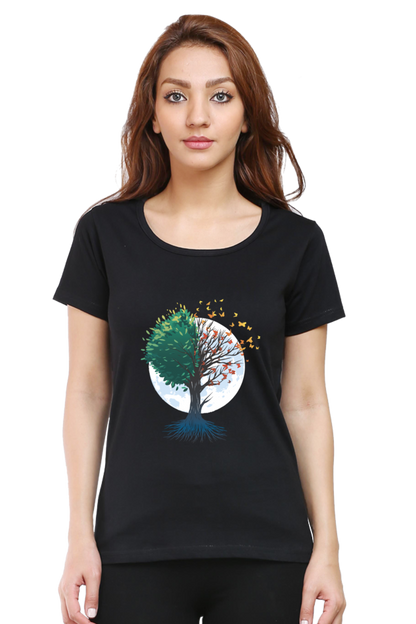 Tree Of Butterflies Autumn T-Shirt