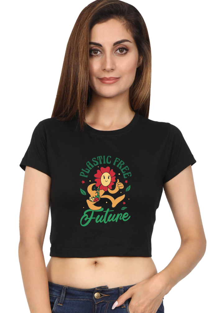 Plastic Free Flower Crop Top