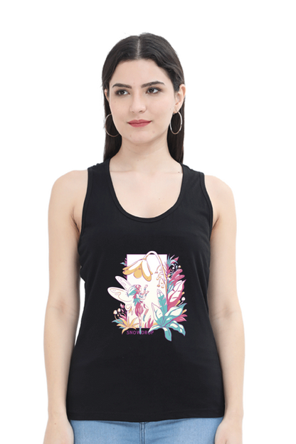 Small Fairy With Flowers Tank Top
