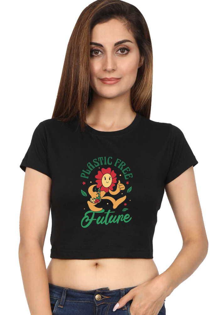 Plastic Free Flower Crop Top