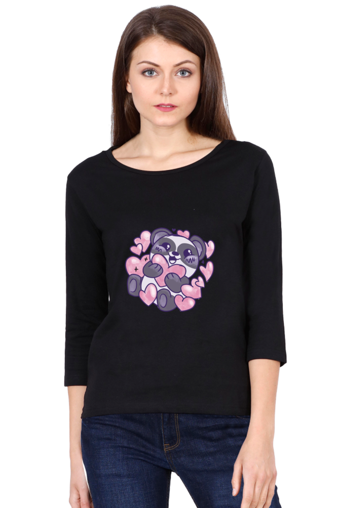 Panda Love Round Neck Full Sleeve