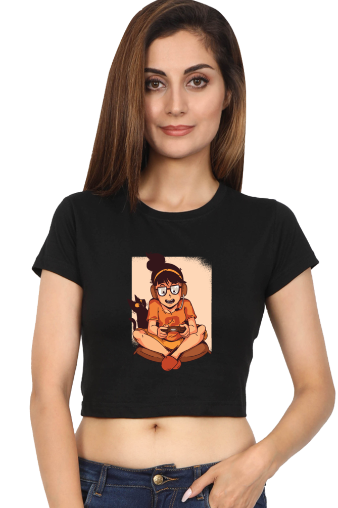 Gamer Girl Crop Top