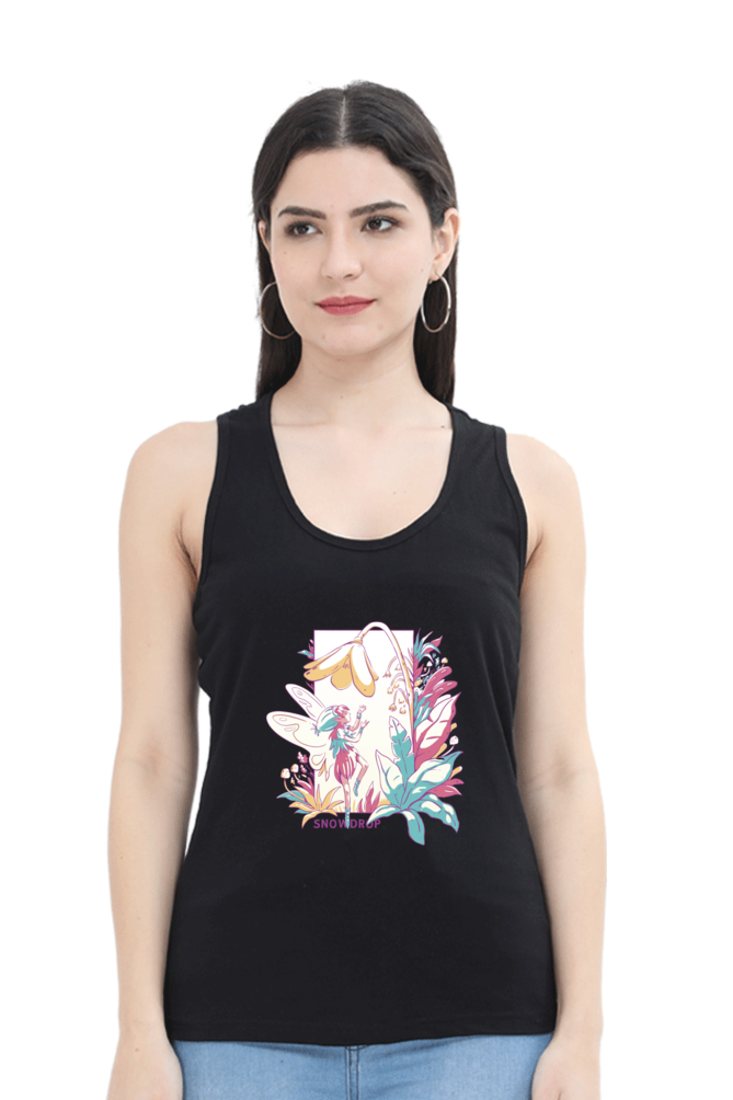Small Fairy With Flowers Tank Top