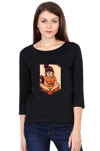 Gamer Girl Round Neck Full Sleeve