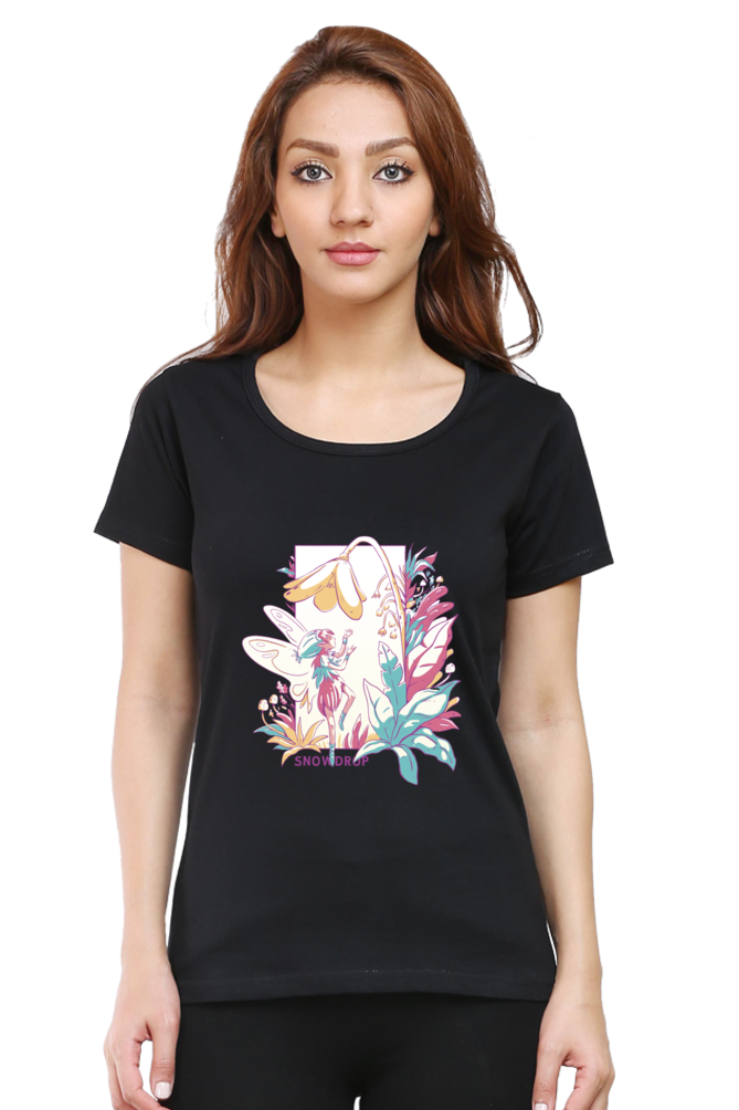 Small Fairy With Flowers T-Shirt