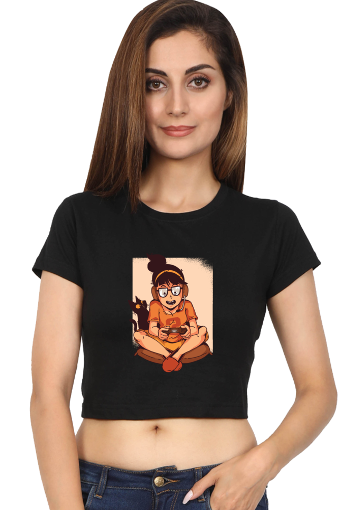 Gamer Girl Crop Top