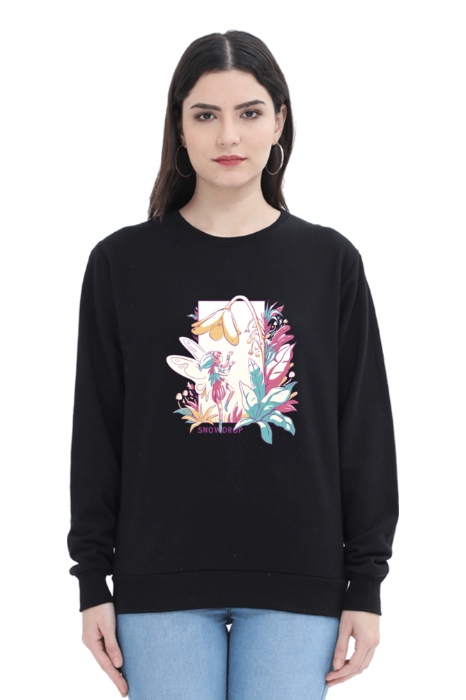 Small Fairy With Flowers Sweatshirt