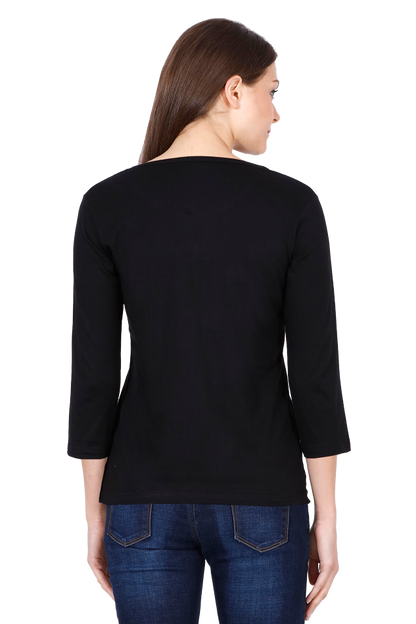 Plastic Free Flower Round Neck Full Sleeve