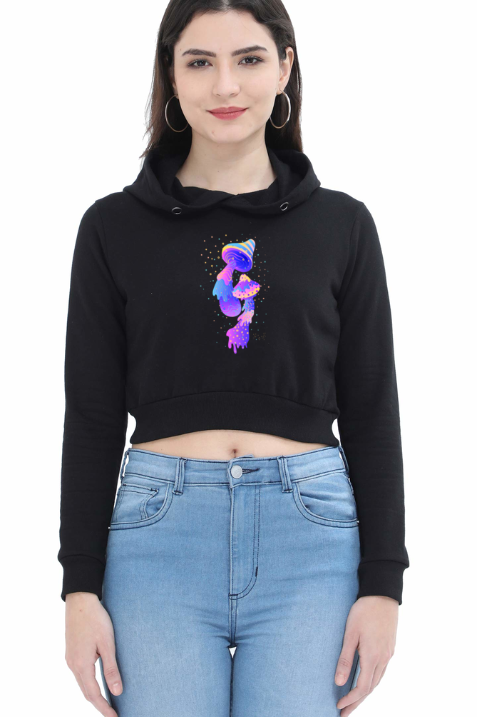 Psychedelics Mushroom Crop Hoodie