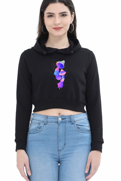 Psychedelics Mushroom Crop Hoodie