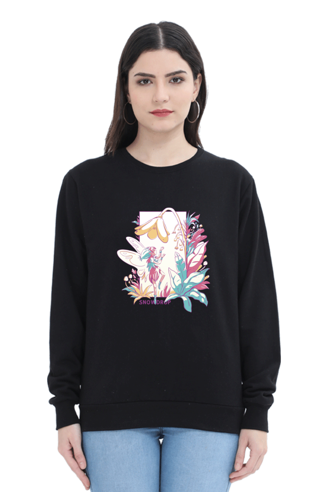 Small Fairy With Flowers Sweatshirt
