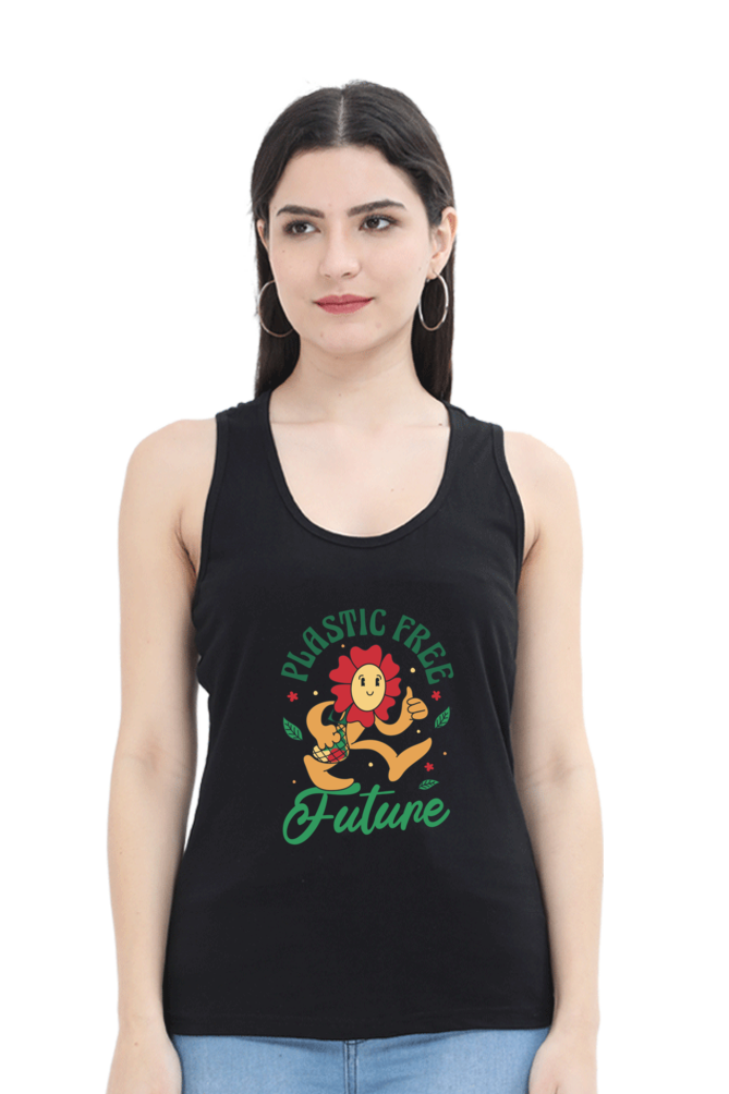 Plastic Free Flower Tank Top