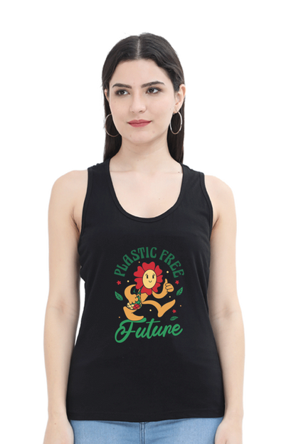 Plastic Free Flower Tank Top