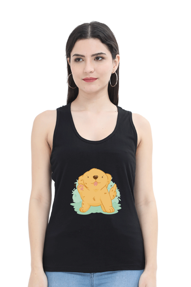 Golden Kawaii Tank Top