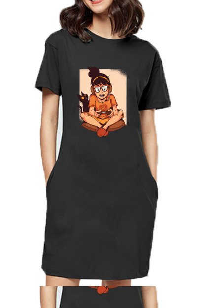 Gamer Girl T-Shirt Dress
