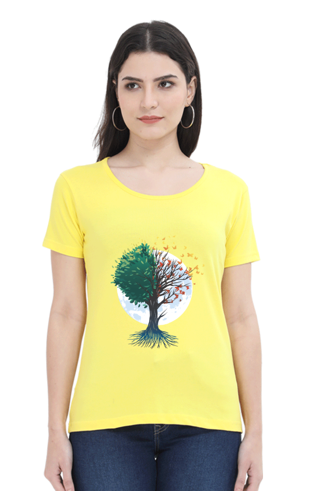 Tree Of Butterflies Autumn T-Shirt