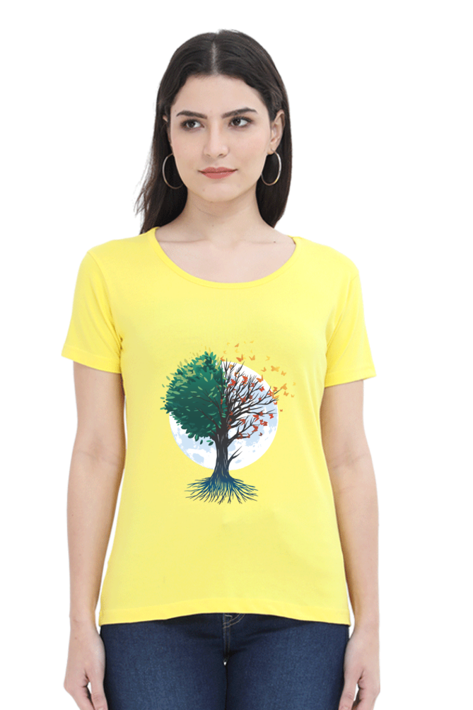Tree Of Butterflies Autumn T-Shirt