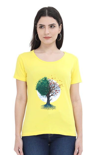 Tree Of Butterflies Autumn T-Shirt
