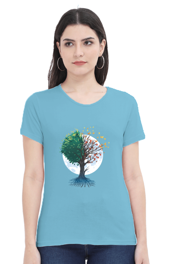 Tree Of Butterflies Autumn T-Shirt